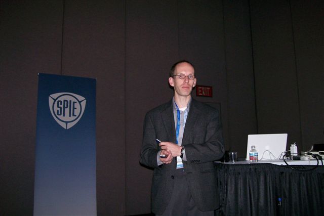 Del Mar Photonics featured customer Gerhard Paulus presenting a talk at Photonics West 2007