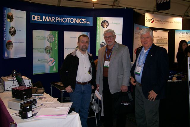 Andrey Larichev after discussions of potential Del Mar Photonics NIH SBIR proposal during Photonics West 2007