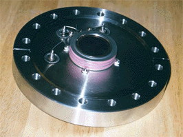 Microchannel Plate detector MCP-MA34 mounted on the standard 6" ConFlat Flange