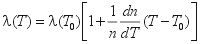 formula lambda (T)